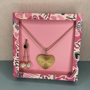 Lilac You A Lot Necklace Gold Metalli